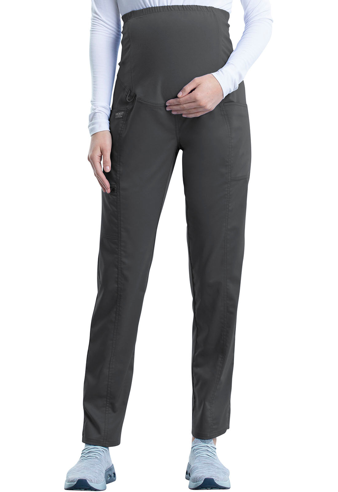 Women's Maternity Straight Leg Pant - Pewter